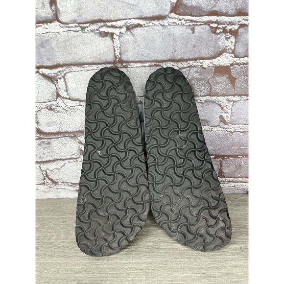 Birkenstock Gizeh Silver Birko Flor Leather Thong Sandals Women Sz 39EU/8.5M US - Picture 7 of 16